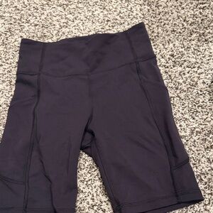 Women's Black High-Waisted Shorts